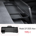 Tissue Box Glasses Holder Case Dashboard Storage Tray For Tesla Model 3 Y Juniper 2025 2026 Center Console Organizer Accessories