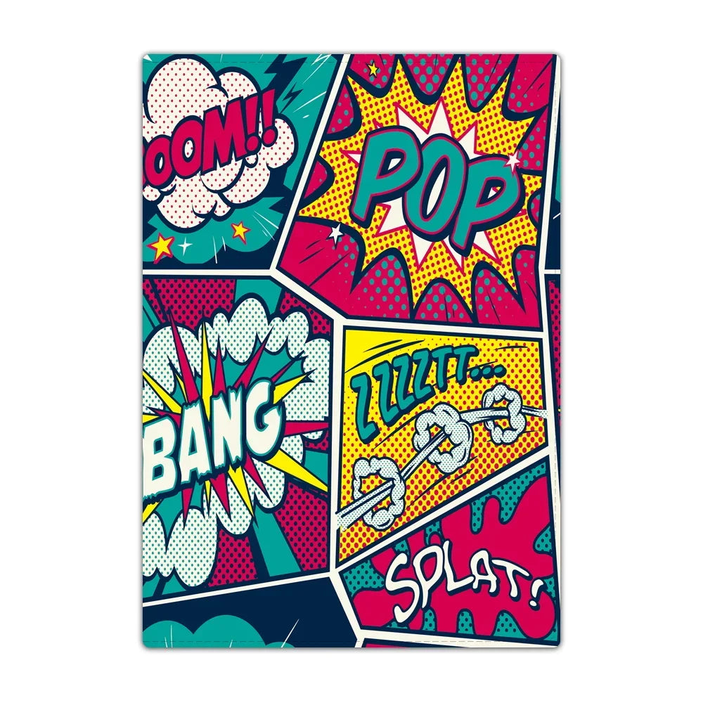Travel Passport Holder Cover Graffiti Art Pattern Wallet Transparent  ID Card Holders Business Credit Card Holder Case Pouch
