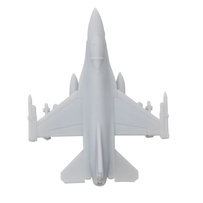 5PCS F-16C Fighting Falcon Resin Fighter Aircraft Battle-plane 1/2000 1/700 1/350 Length 6mm 21mm 42mm Mini Aeroplane Model
