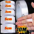 1-10M Nano Double Sided Adhesive Tape Heavy Duty Clear Waterproof Traceless Extra Strong Glue Removable Seal Gap Strip 1/2/3/5cm