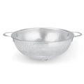 Colander Stainless Steel 3-Quart, Metal Strainer with Base, Strainer for Kitchen Food, Dishwasher Safe