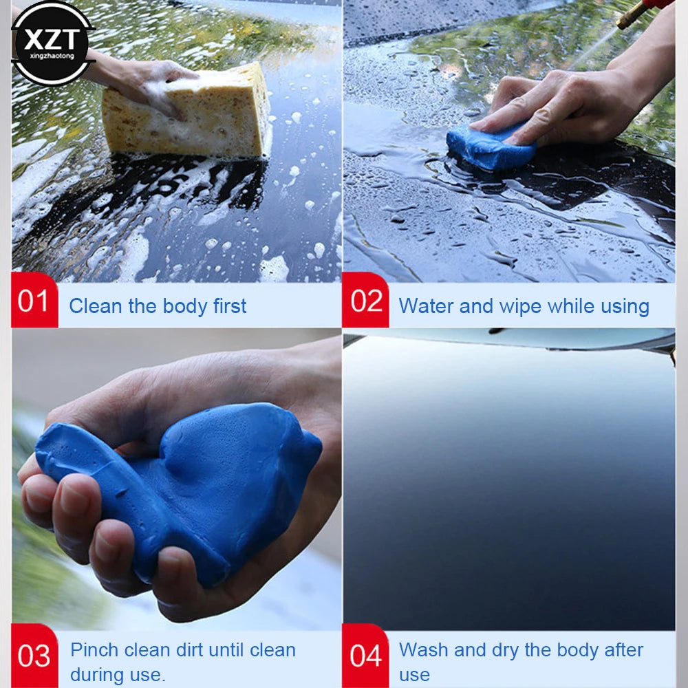 100g Car Washing Mud Auto Magic Clean Clay Bar Car Cleaning Tools Magic Mud Car Cleaner Handheld Auto Washer Car Washing Machine