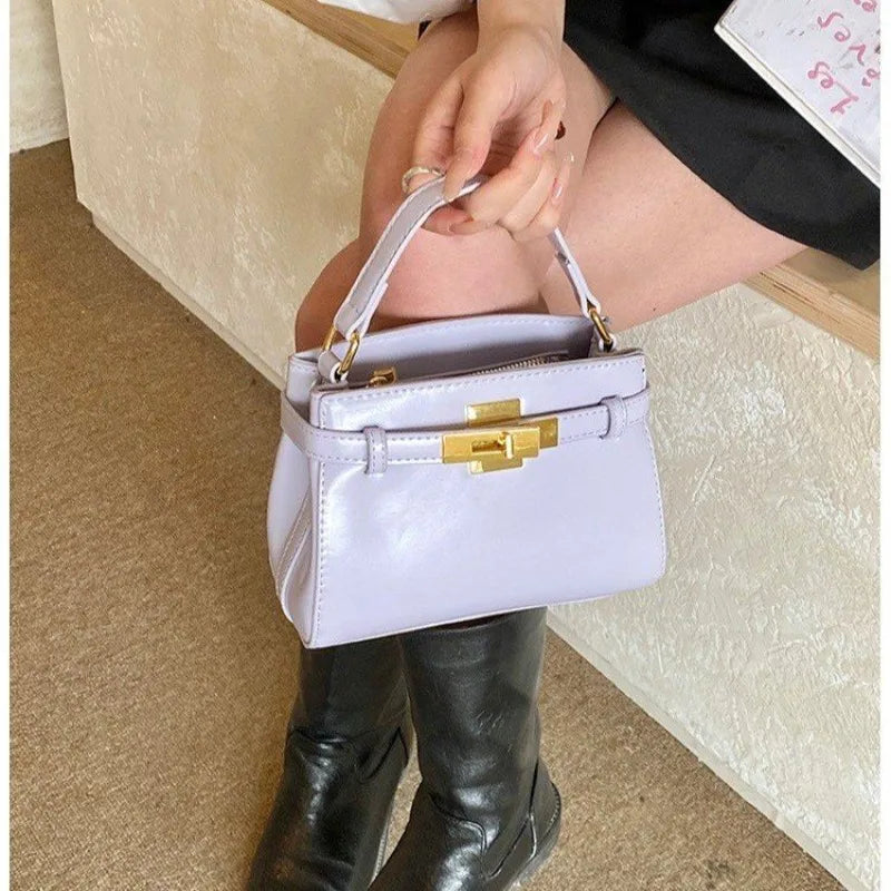 Trendy Diaper Bag Fashionable High End Minimalist Crossbody Bag For Ladies Shoulder Bag Leather Large Capacity