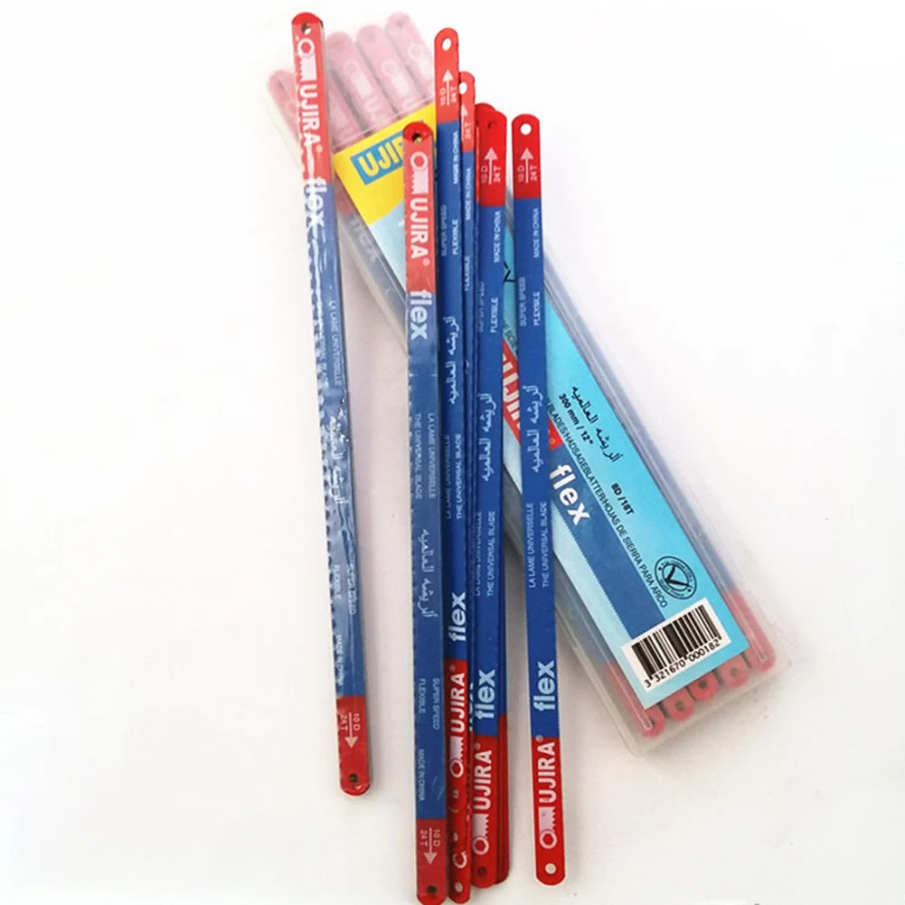 10PCS Hacksaw Blade 300mm Steel Hand Saw Blades 14T/18T/24T Bi-Metal For Meat Wood Cutting Disc Woodworking DIY Tools