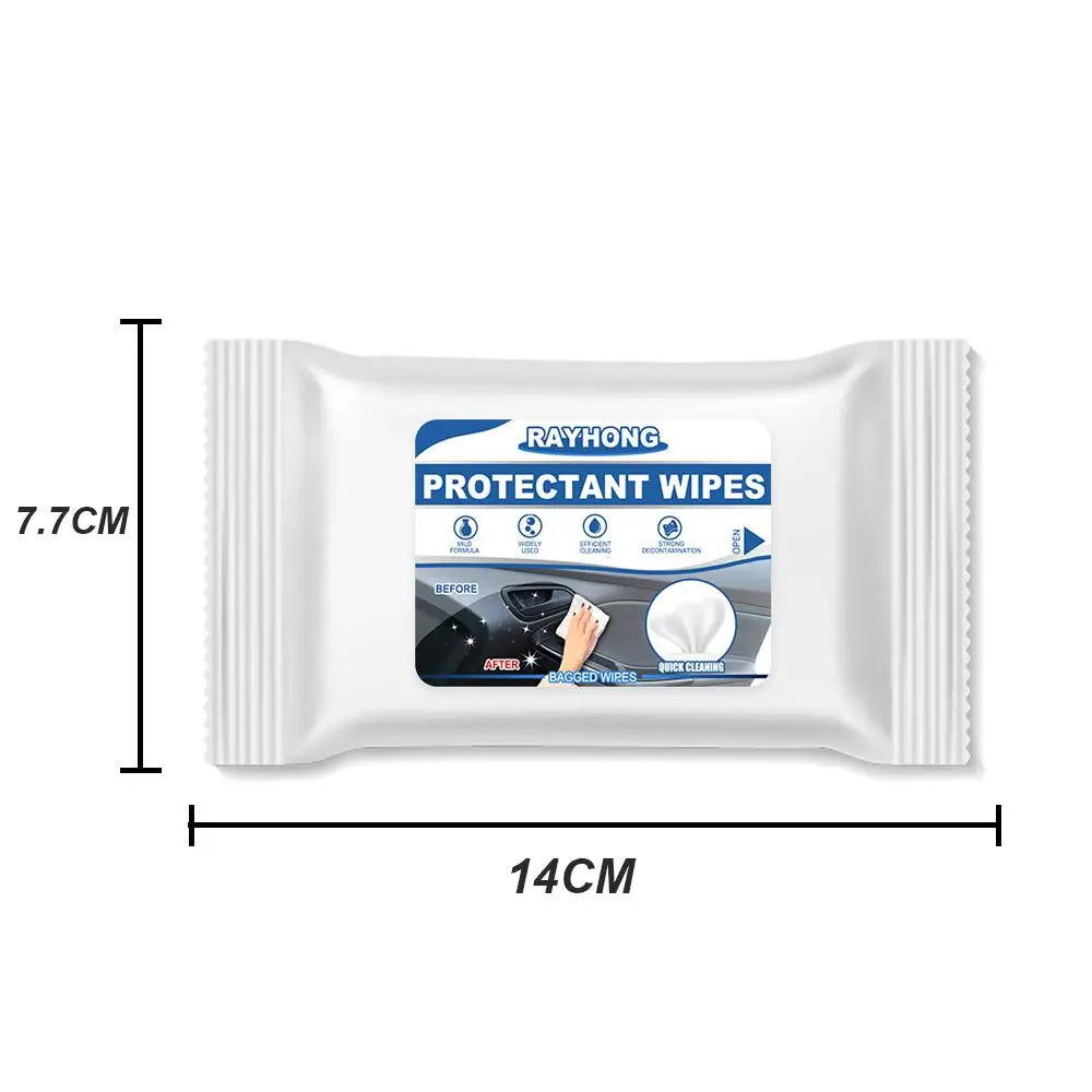10Pcs/Pack New Dashboard Seat Disposable Car Interior Cleaning Wipes Cleaner Auto Washing Towel