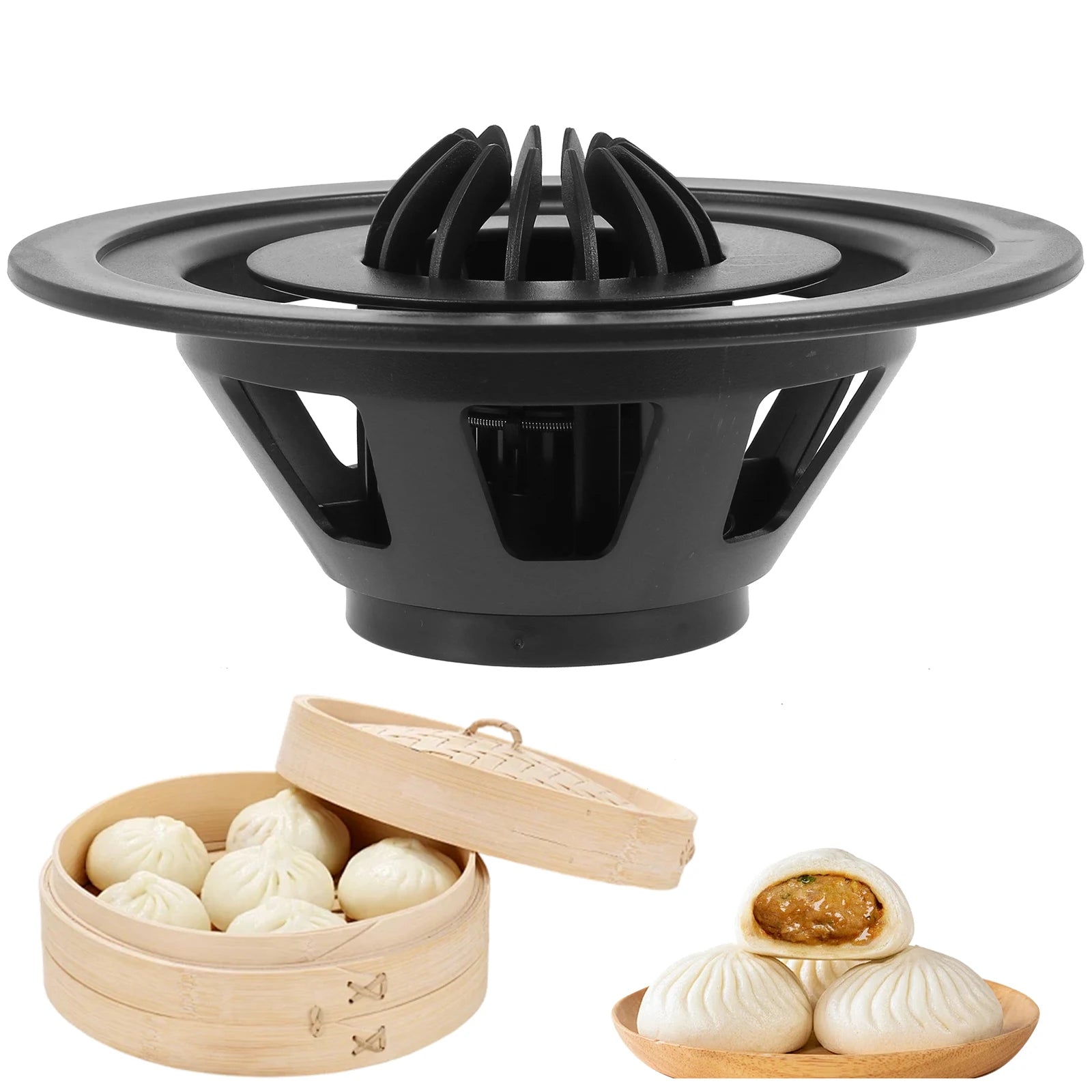 Flower Shaped Baozi Making Mould Flower Type Steamed Bun Simple Self-made Mold for DIY Kitchen Mold Handbanary Baozi Bun Mold