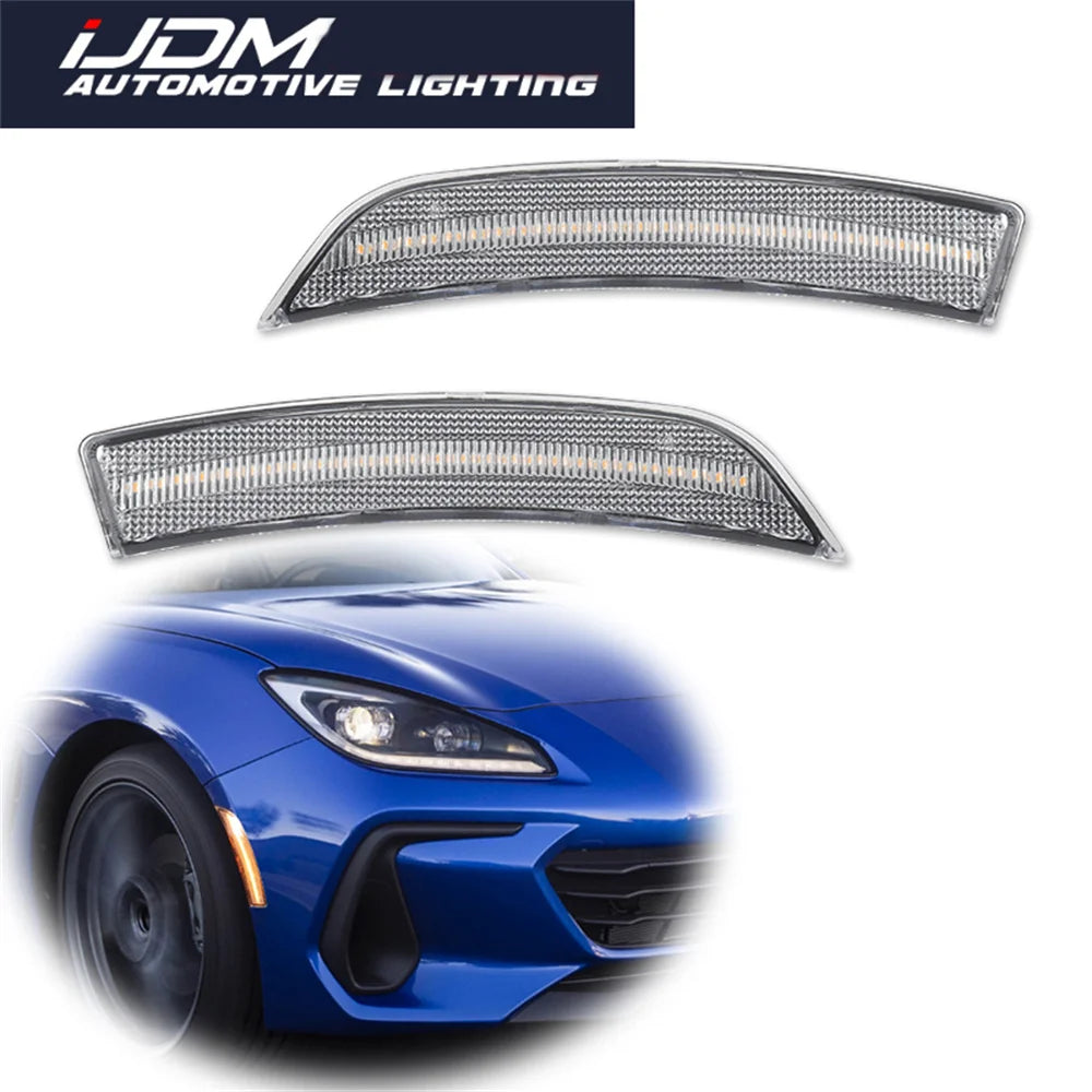 For Toyota GR86 ZN8 For Subaru BRZ ZD8 2022 2023 2024 Car LED Front Side Marker Indicator Lights Turn Signal Light Driving Light