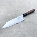 7 Inch Kiritsuke Knife T12A High-carbon Steel Core Sanmai-gawari Blade Slicing Cleaver Handmade Forged Kitchen Knife Wood Handle