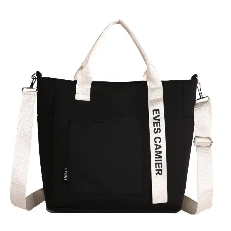 Large Capacity Waterproof Nylon Tote Bag Fashion Crossbody Shoulder Messenger Bag Casual Daily Handbag For Girls Students