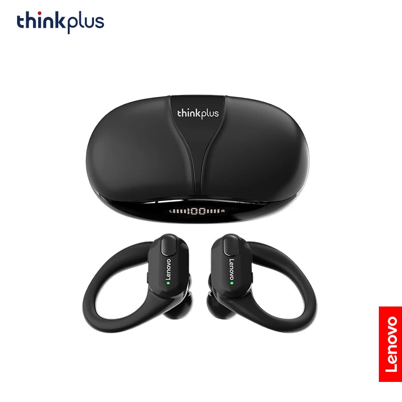 Lenovo XT80 Sports Wireless Earphones with Mics,Button Control, LED Power Display,Hifi Stereo Sound APP AI Translator Headset