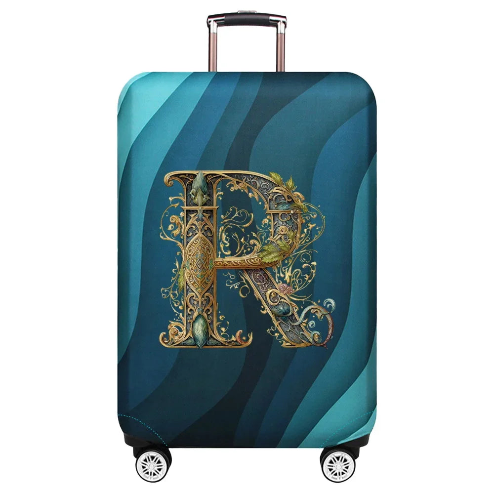 Luggage Covers 18-32inch Protector Travel Luggage Suitcase Protective Cover Stretch Dust Covers Print Graphic Letter Series