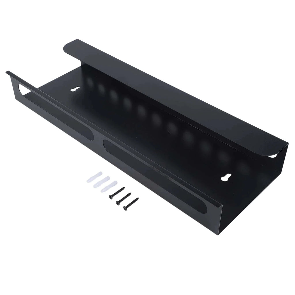 Metal Brush Holder Rack For Car Detailing Supplies Wall Mounted Organizer Supporting Brushes And Standard Size Spray Bottles