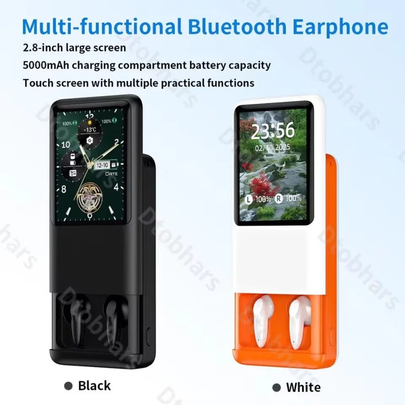 A99BOX Multi Functional Bluetooth Headphones with Touch Control Large Capacity Power Bank and Allin-One Multimedia Travel Essent