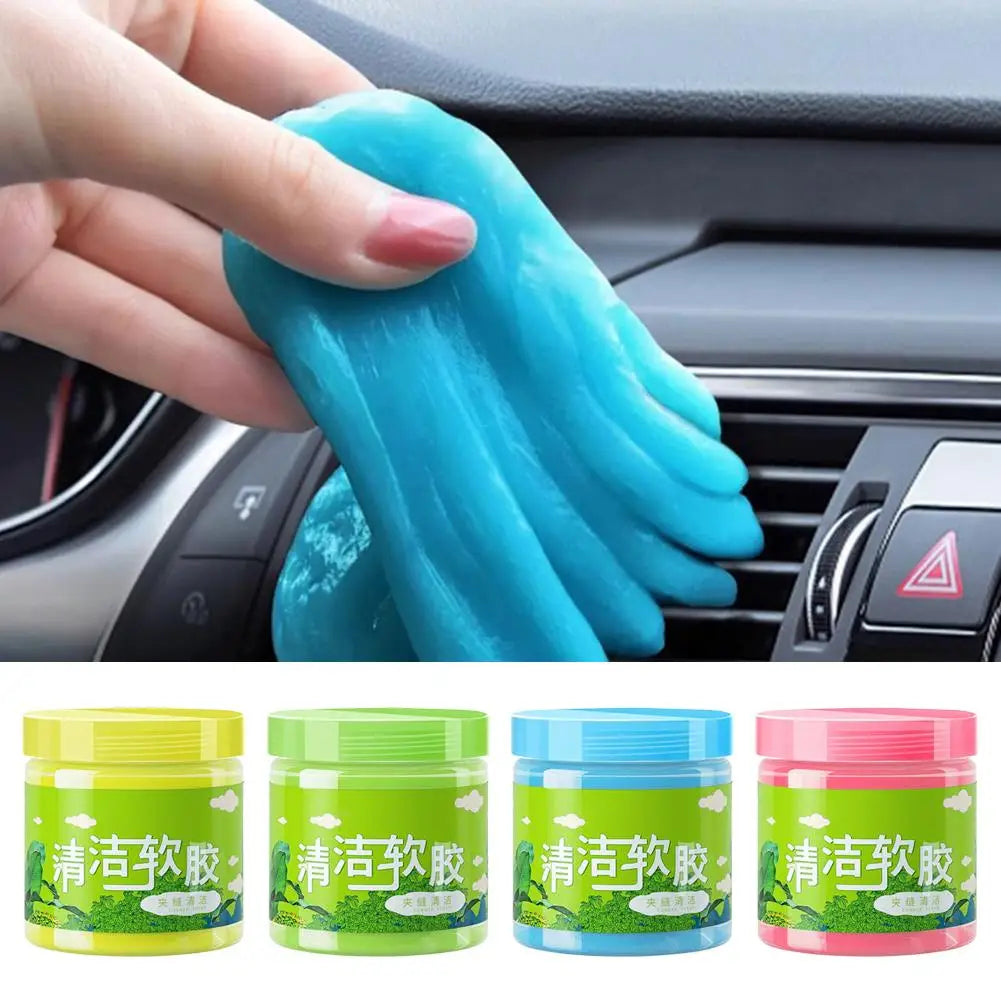 2026 Car Air Vent Dashboard Cleaning Gel Multiuse Reusable Dirt Cleaner Gel Keyboard Laptop Car Interior Dust Dirt Remover Gel