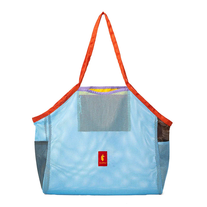 2026 New Large Capacity Mesh Women Men Tote Shoulder Bag Lightweight Reusable For Grocery Shopping Beach Swimming Gym Workout Da