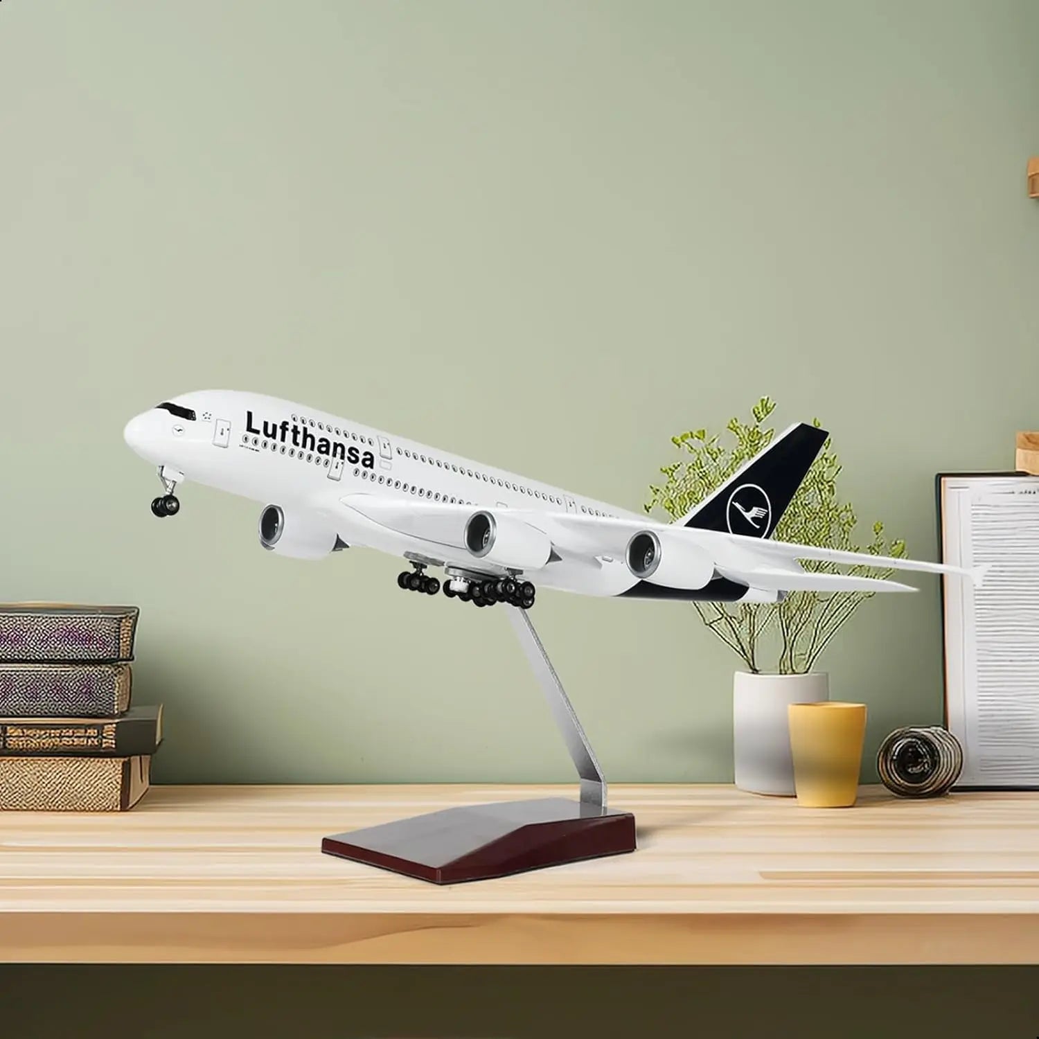 New Lufthansa Model Plane adults fun A380 Toy Airplane Diecast Model 1/160 Scale Aircraft Children Toys Games Aeroplane Resin