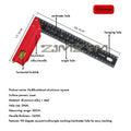 Aluminum Alloy Multi-angle Measuring Ruler Square Ruler Parallel Line Drawing Hole Scribing Ruler Layout DIY Tool отверстиями
