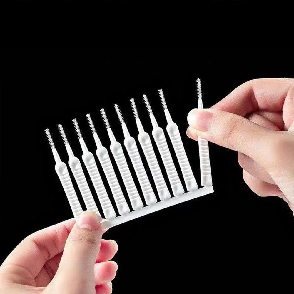 10-100PCS Charging Port Cleaning Brush 65mm Dust Hole Clean Mini Brush Bendable Mini Soft Round Brushes Cleaner Sets