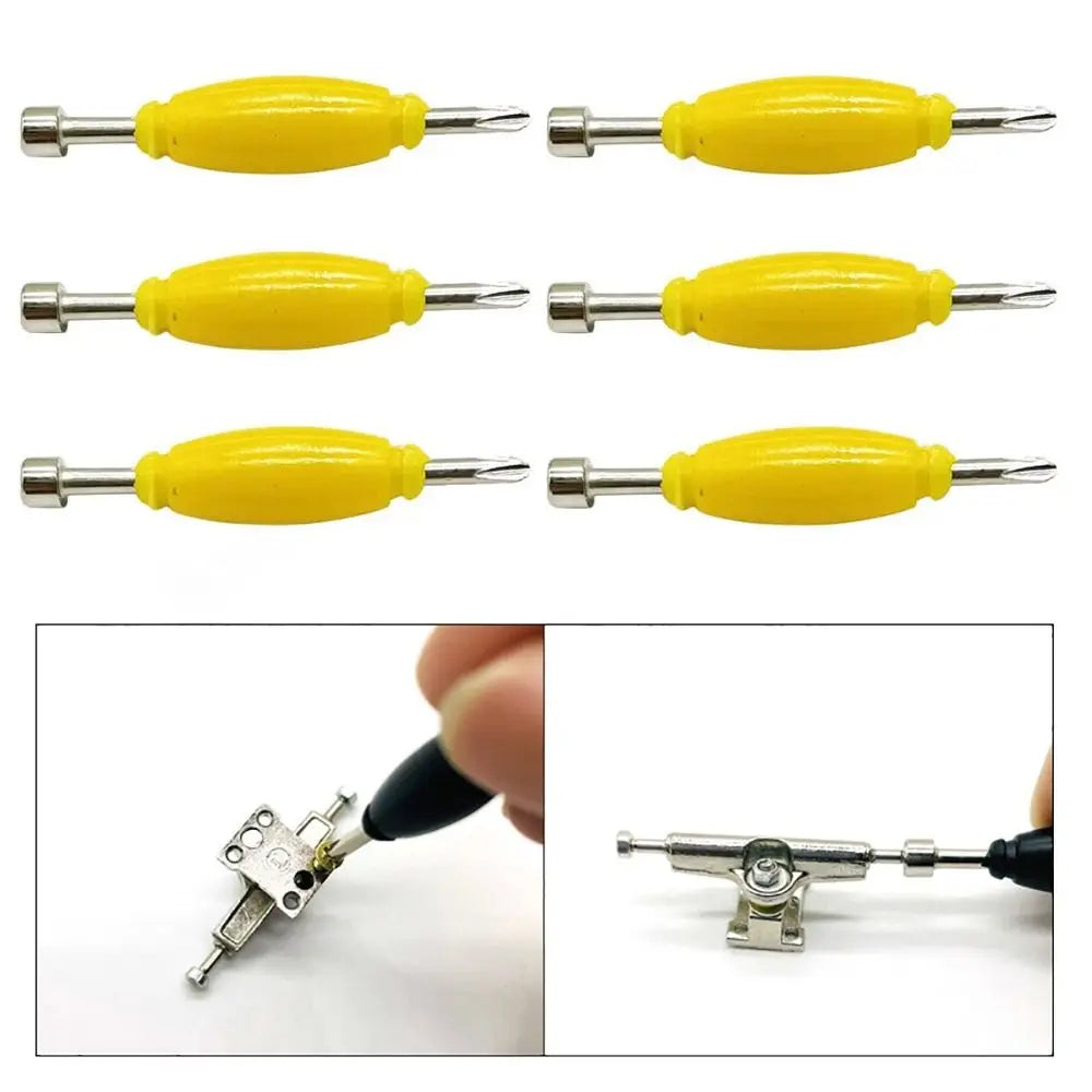 Skateboard Screwdriver Fingerboard Screw Driver Fingerboard Nut Driver for Teens Adults Finger Board Accessory DIY Repair Tool