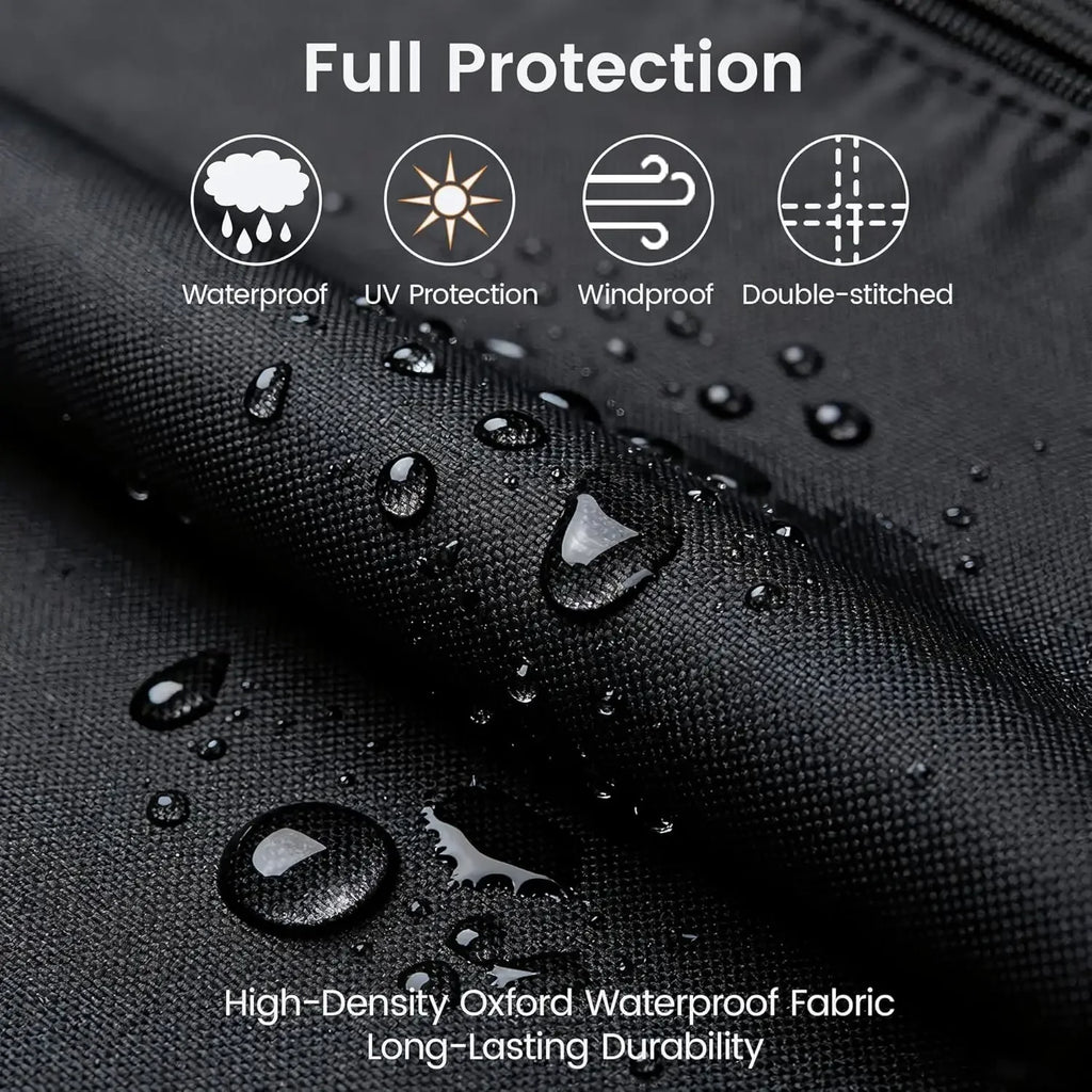 Folding Treadmill Cover, Oxford Cloth Waterproof/Sunproof/Dustproof, Full Coverage Protector for Home Gym Equipment