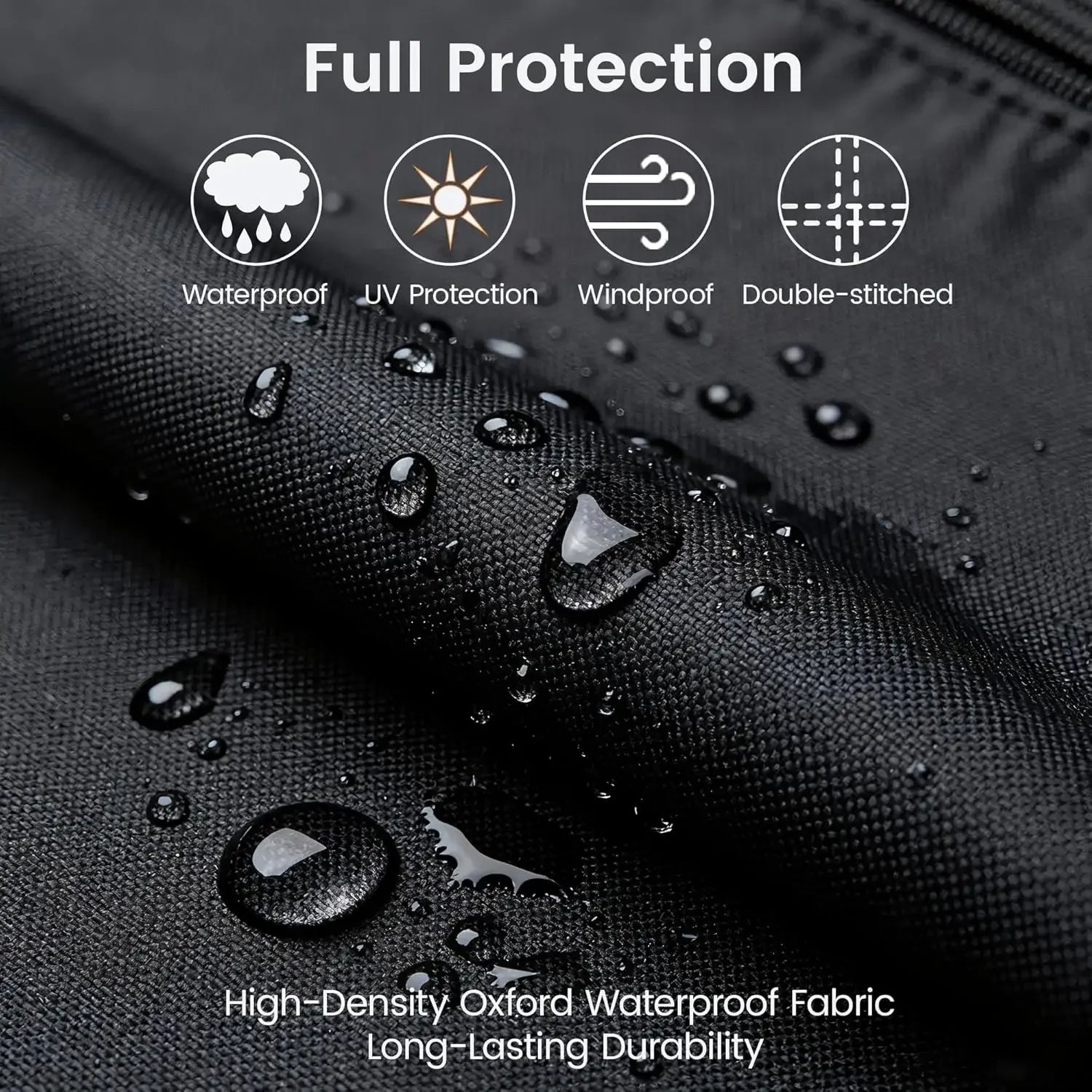 Folding Treadmill Cover, Oxford Cloth Waterproof/Sunproof/Dustproof, Full Coverage Protector for Home Gym Equipment