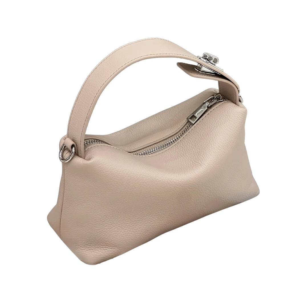 Mendy Women's Bag Female Crossbody Bag Shoulder Handbag Luxury Soft Genuine Leather Handbag Lunch Bag Quality Hand Bag Ladies
