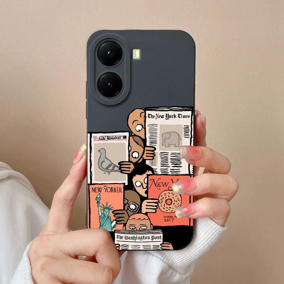 For Xiaomi Poco X7 Pro Case Lovely Bear Love Heart Shockproof Anti-fall Antifouling Luxury Shell For xiaomi poco x7 pro Coque