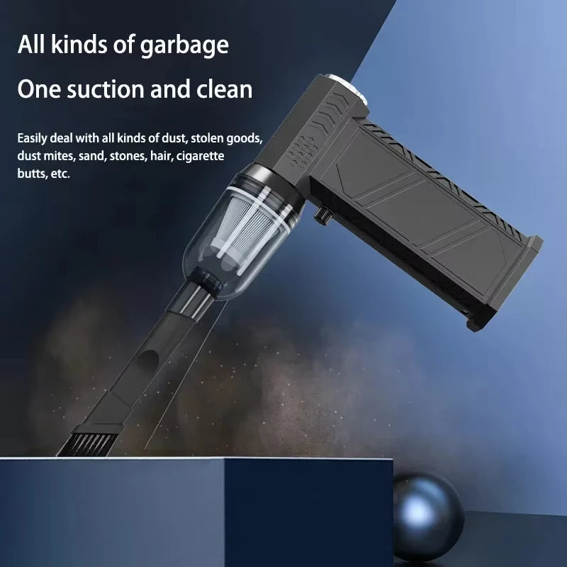 New Wireless 390000RPM Violent Turbofan Vacuum Cleaner Powerful Air Blower Type-C Charging Brushless Turbo Jet Blower For Car
