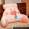 Bedhead Backrest Pillow Sofa Cushion Dormitory Reading Pillow Pregnant Woman Waist Protection Cartoon Pattern Chair Cushion