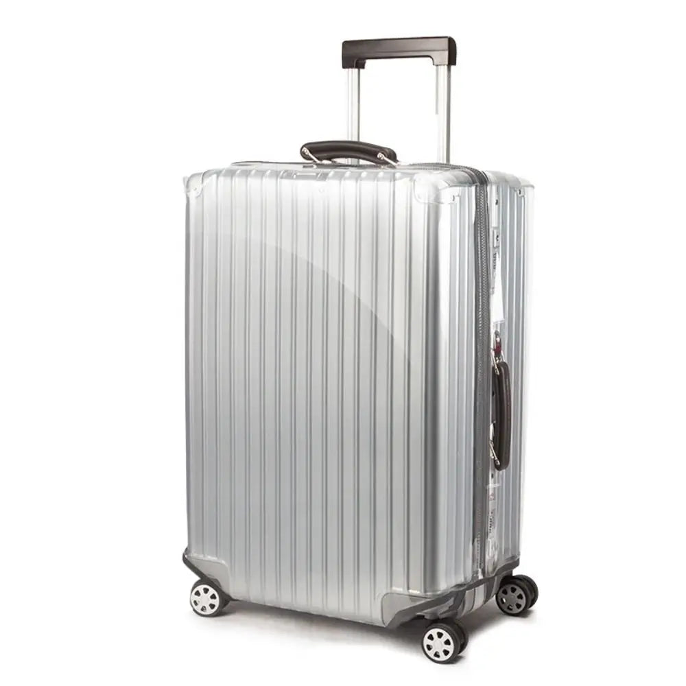 PVC Transparent Suitcase Cover Waterproof Wear-resistant Dustproof Luggage Cover Travel Accessories No Disassembly Required