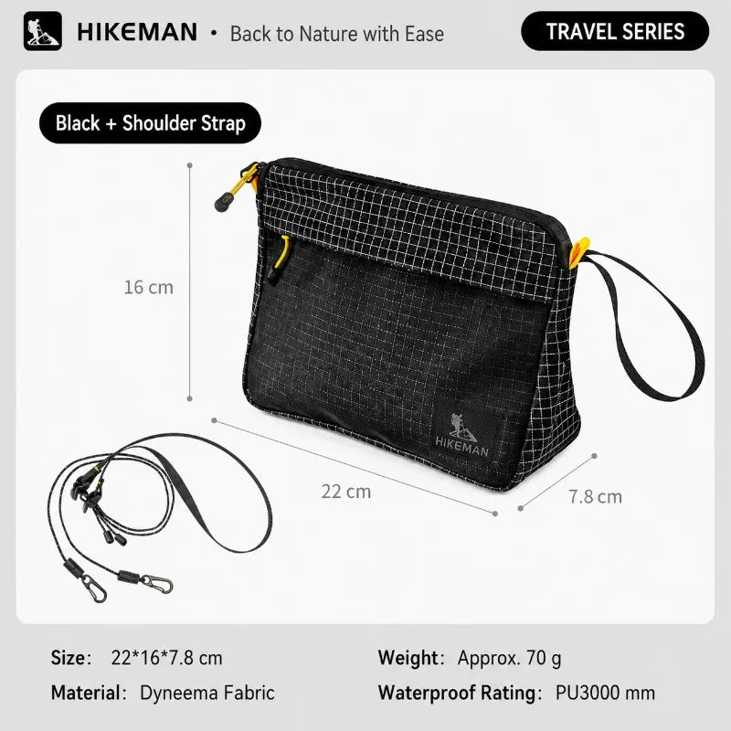 Ultralight Dyneema Waterproof Dry Bag UHMWPE Toiletries Makeup Storage Pouch Camping Hiking Beach Swimming Bushcraft Travel Gear