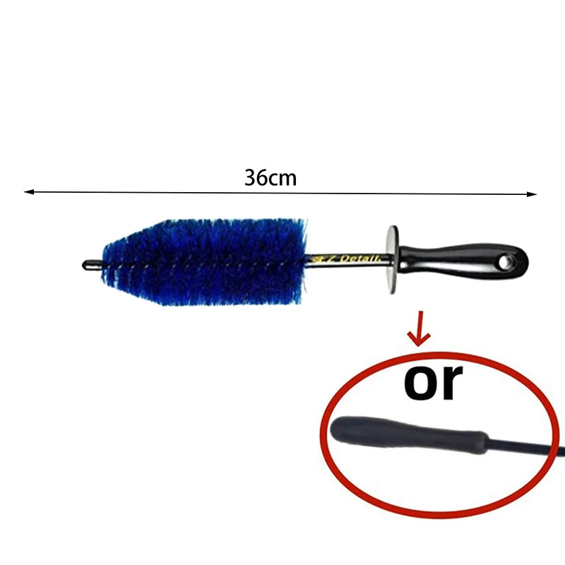 1/3Pcs Cars Motorcycle Engine Rim Wheel Arch Tire Hub Auto Care Universal Car Wash Brush Kit Soft Microfiber Detailing Cleaning