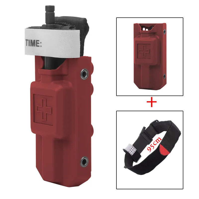 95cm Tactical Tourniquet With Holder Combat Molle EMT First Aid Kit Medical Emergency Belt For Outdoor Survival CS
