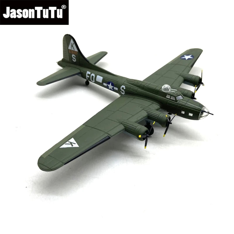 JASON TUTU 1/144 Scale American Boeing Flying Fortress B-17 Model Aircraft Adult Children Toys for Display Show