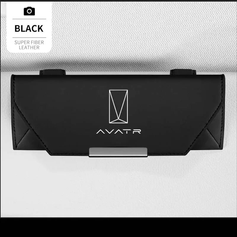 For Avatr 11 07 12 Parts Sticker Interior Key Card Logo Accessories Car Visor Sunglasses Glasses Holder Glasses Case Clip Box