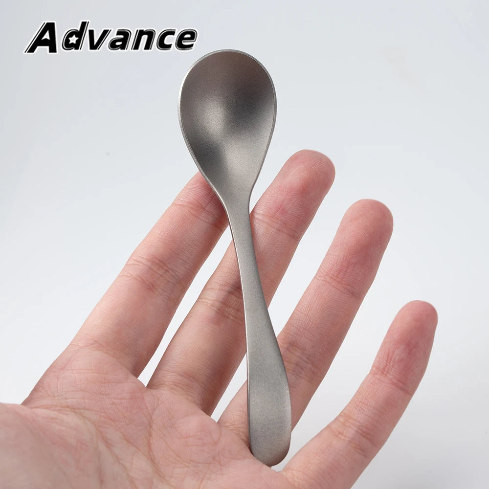 Wholesale Titanium Small Spoon Picnic Utensil Outdoor Camping Spoon