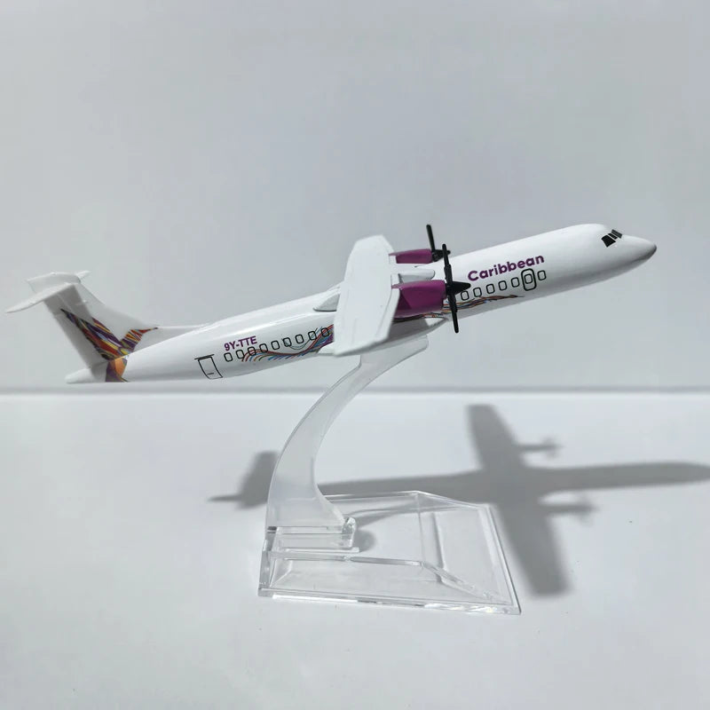 JASON TUTU 16cm Caribbean ATR Plane Airplane Model Aircraft Model Diecast Metal 1/400 Scale Planes ﻿