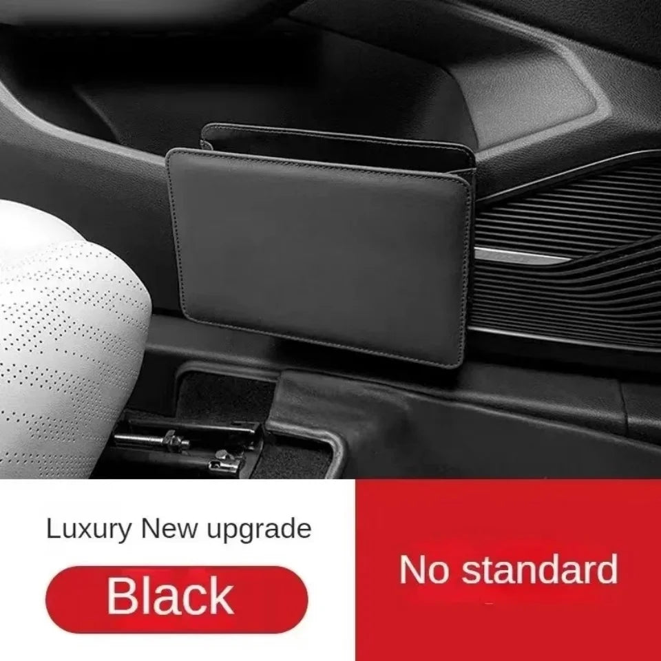 Car Trash Can Car Door Storage Box Foldable Seat Back Hanging Storage Bag Storage Box Car Interior Products