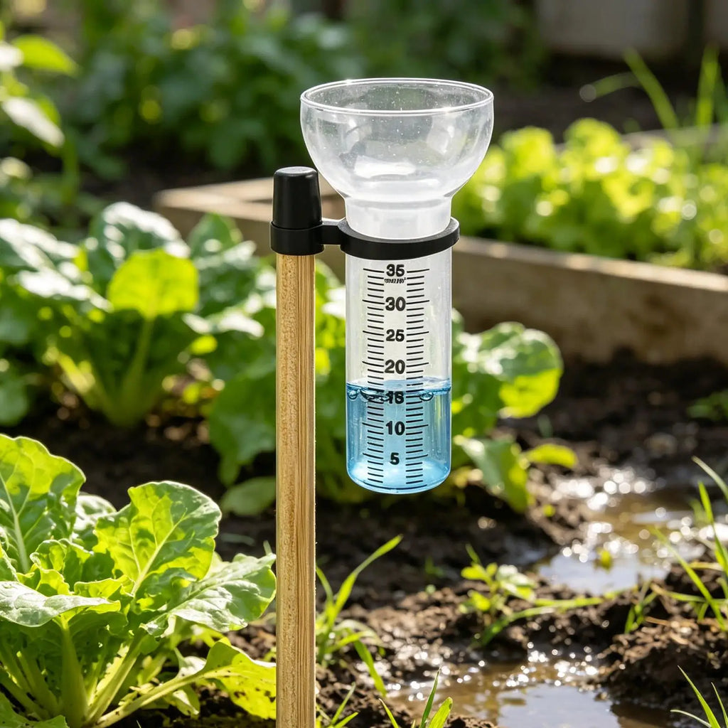Rain Gauge 2 Pieces Accurate Glass Cups With Stand Rain Gauge Outdoor Replacement Tube For Home Yard Lawn Garden Patio Porch