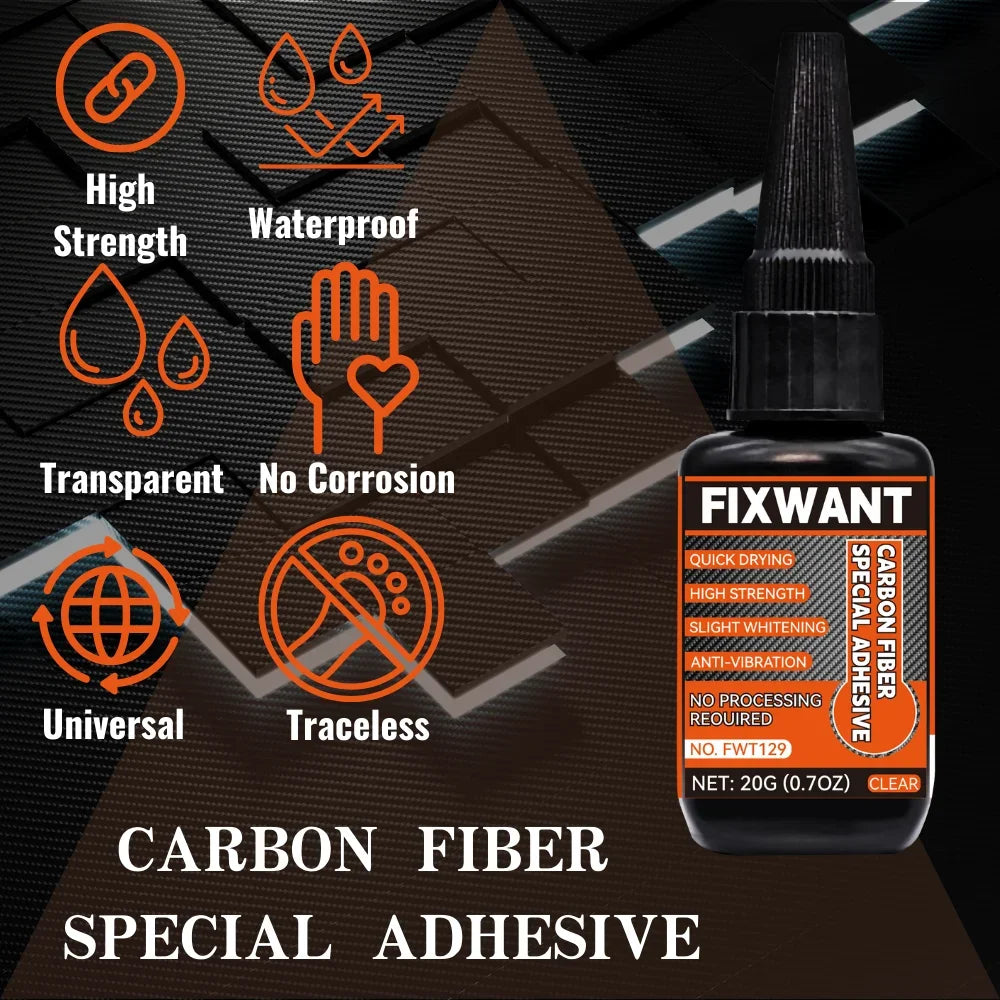 Professional Carbon Fiber Adhesive for Badminton Racket Repair and Phone Case Fixing