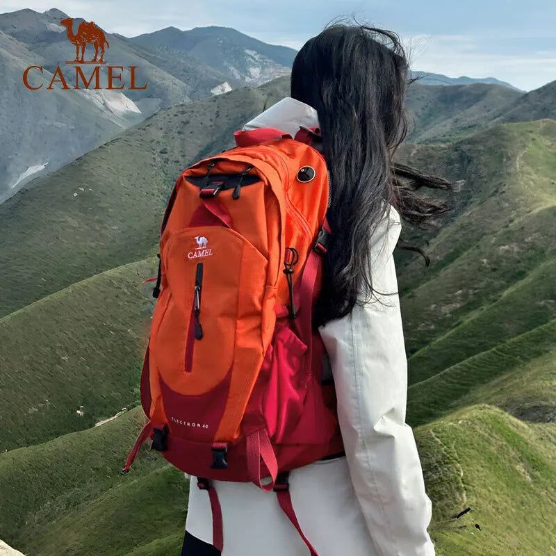 GOLDEN CAMEL Waterproof Backpacks Men Women Climbing Bag for Men Ultralight Hiking Backpack with Sport Bags Covers Camping