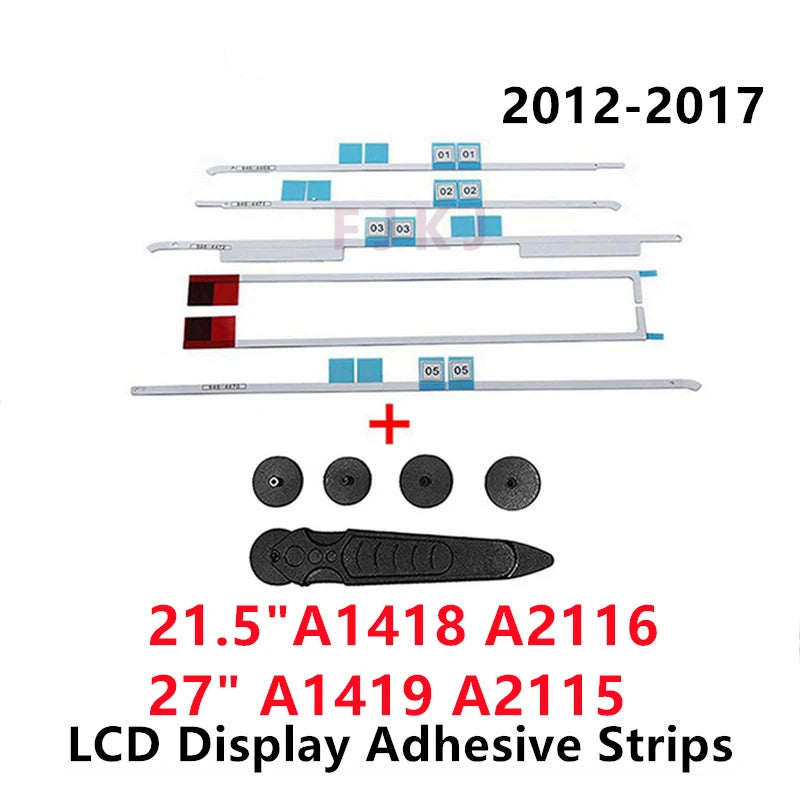 New LCD Display Adhesive Strips Sticker Tape for iMac 21.5" A1418 A2116 27" A1419 A2115 2012 2013 2014 2015 2017 Year