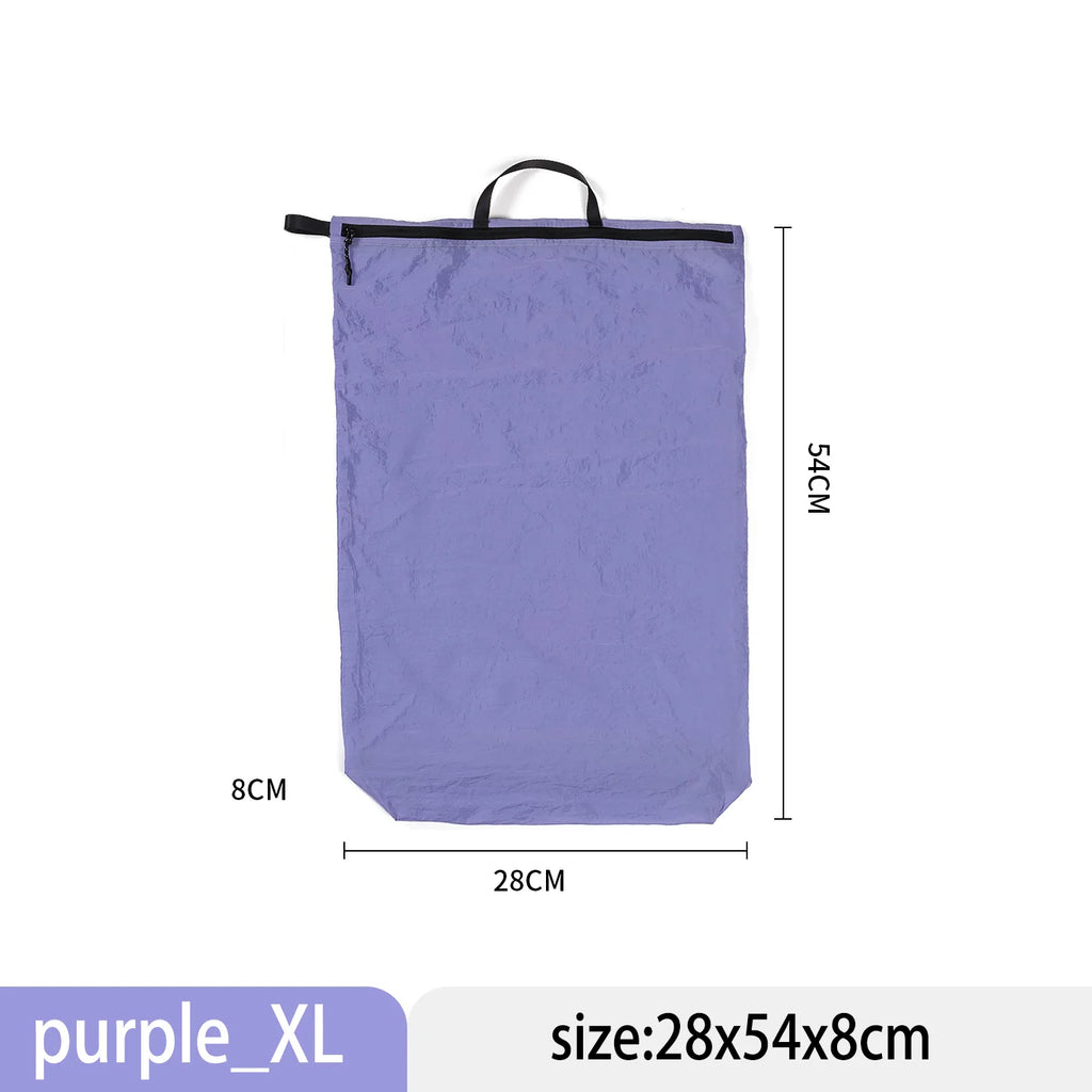 Reusable Nylon 4-Size Travel Storage Pockets With Hand Strap Water-resistant Clothing Organizer For Trip Packing 4size/lot