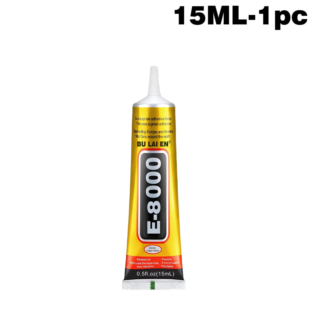 E8000 Multi-Purpose Clear Adhesive Glue | Colle universelle transparente E8000