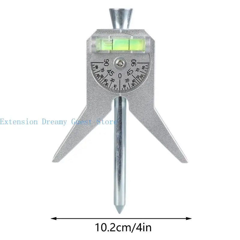 652F Pipe Center Finder with Centering Head, Center Finder Tool to Measure Pipe Diameter Over 0.5" and Up, 4" Y-Type