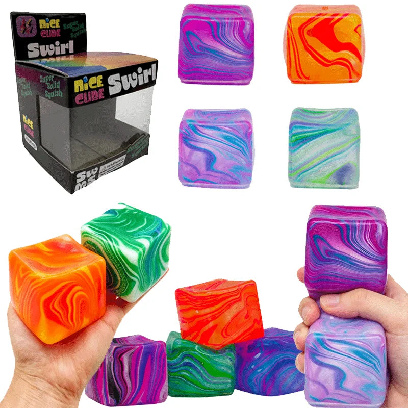 Needoh Soft and Glutinous Sensory Stress-relief Toy Cube Filled with Gel Stretchable Ball Soft Ice blind box Slow Rebound
