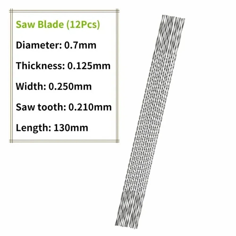 Adjustable Mini Hand Saw U Type Jeweler's Saw Saw Bow for Jewelry DIY Tools Woodwork Craft Tools Hand Tools Set Saw Blade