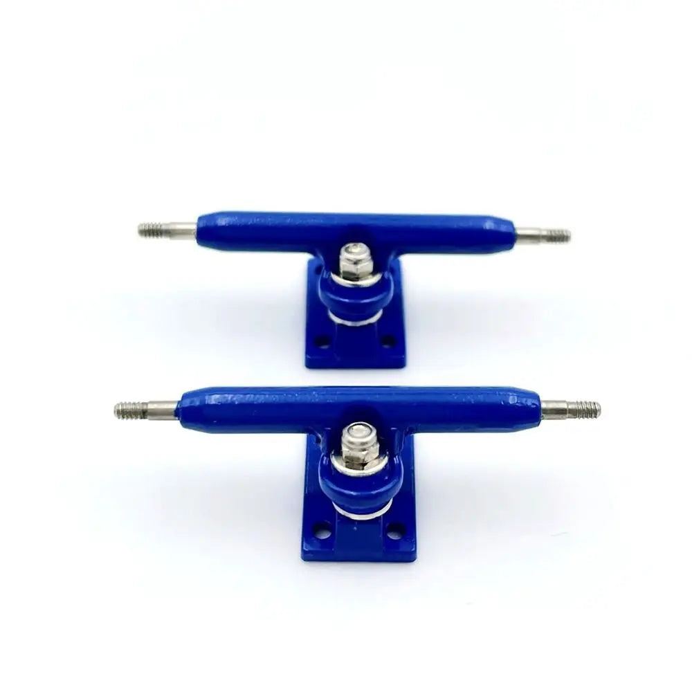 1Pair New with Nuts Fingerboard Truck Toy Hobby Collectors Truck Bolts Bearing Deck Brackets 32mm Model Finger Skateboard Parts