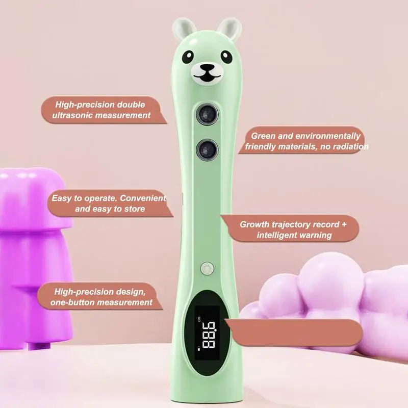 Precision Measuring Device Adults Kids Stadiometer Digital Ultrasonic Height Measuring Ruler Household Instrument Accessories