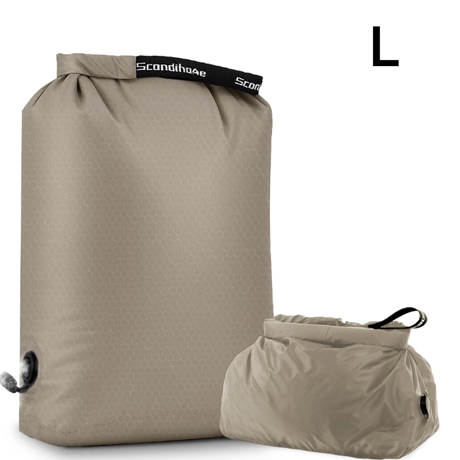 Travel Storage Bag Compression Sack Waterproof No Pump Vacuum Bag Clothes Organizer Space Saving Pouch for Backpacking Gym